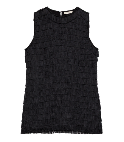 SOIRÉE TUNIC TOP -- BLACK